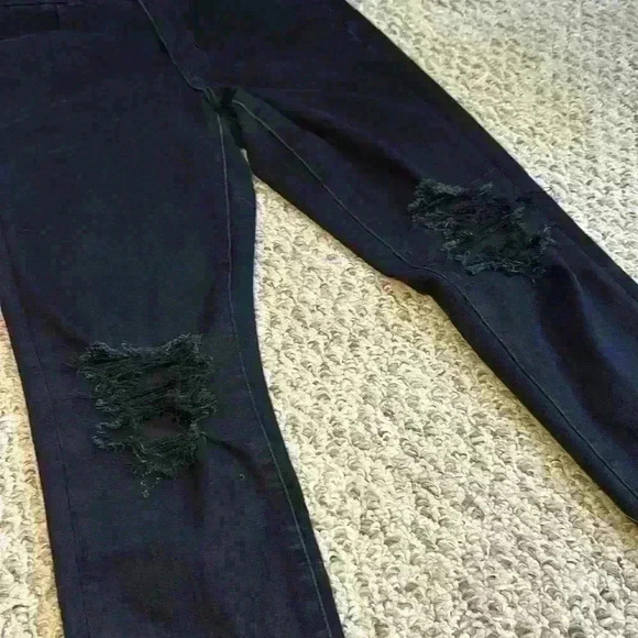 American Eagle The Dream Jean Curvy Super High Rise Distressed Jegging Size 6 - Picture 3 of 13